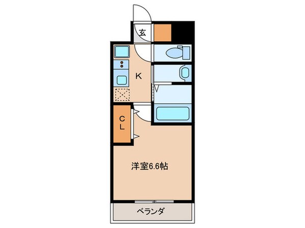 ｱﾄﾞﾊﾞﾝｽ大阪城東ﾌﾞﾛｰﾄﾞ(703)の物件間取画像
